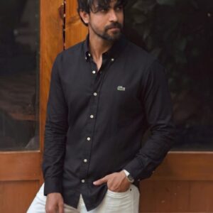 Black And Grey Check Pattern Shirt